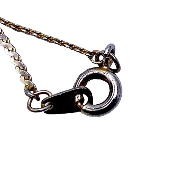 Vintage Necklace Pendant Faux Cameo Silver Tone S Chain Lady Profile Victorian - Picture 4 of 10